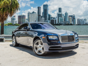 BLUE ROLLS ROYCE WRAITH